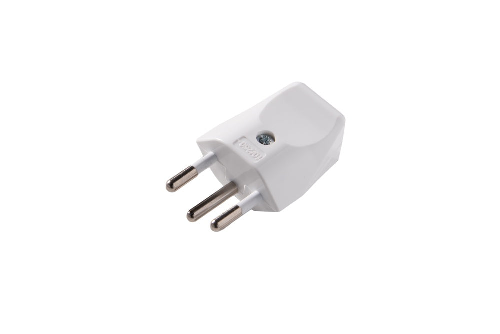 Martin Kaiser Swiss Plug Type J T12 With Earthing Contact White - 521N/kws [100 Pieces]