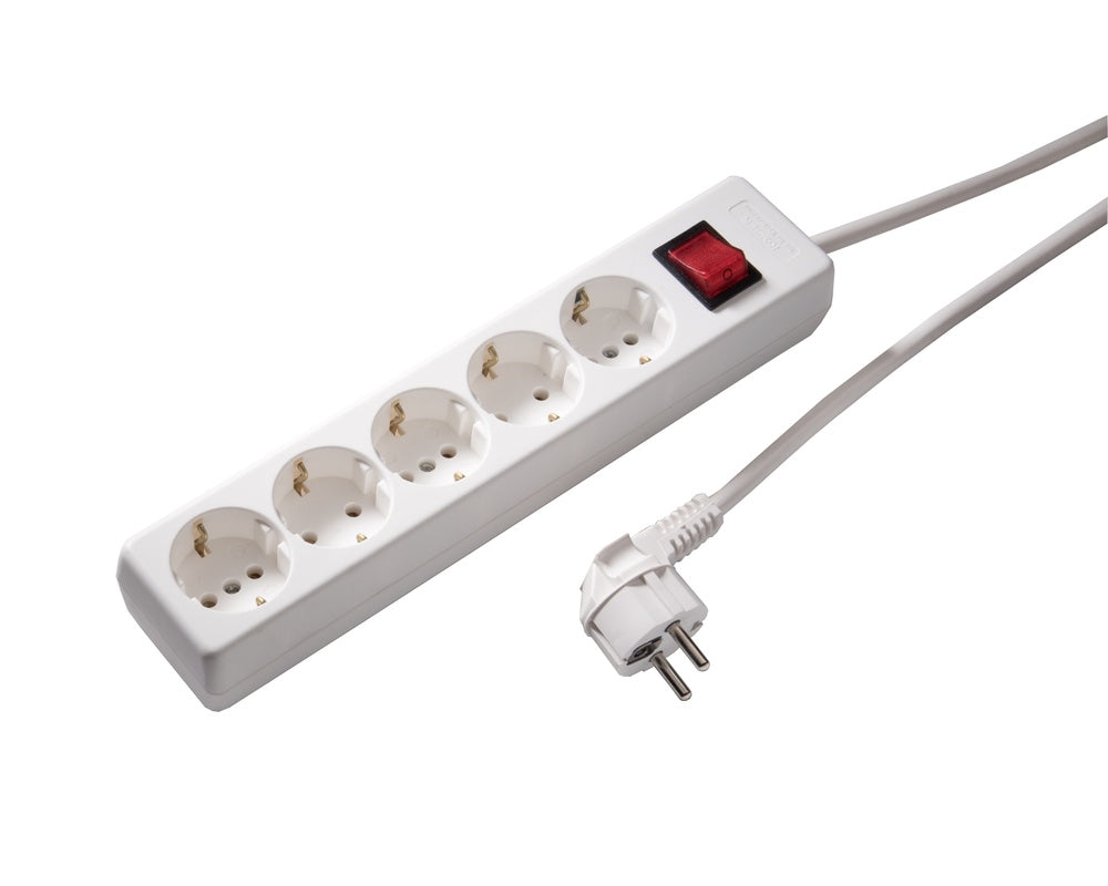 Martin Kaiser 5-Way Desktop Power Strip With Switch - 1050ZL/15W/KWS