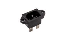 Martin Kaiser Hot Vertical Mount Appliance Plug C16 780 black - 780/48/SW [100 Pieces]