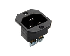 Martin Kaiser MK IEC Inlet Flange Appliance Plug C22 16A - 837/sw [25 Pieces]