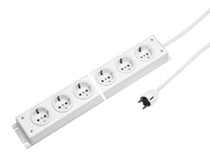 Martin Kaiser Power Outlet Strip 8-Way 90 Degree Earthing 1.5m Cable - 1002ZL8WS15 [10 Pieces]