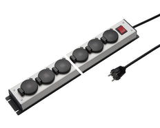 Martin Kaiser 4-Way Power Strip With 90 degrees Hinged Cover 1.5m Cable - 1058ZL4l-sw15 [10 Pieces]