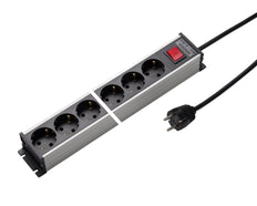 Martin Kaiser 6-Way 45-Degree Power Strip With Earthing Switch 1.5m Cable - 1101ZL6l-sw15 [10 Pieces]