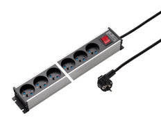 Martin Kaiser Power Outlet Strip 8-Way Earthing Pin With Switch And 1.5m Cable - 1116KZL8l-sw15 [10 Pieces]
