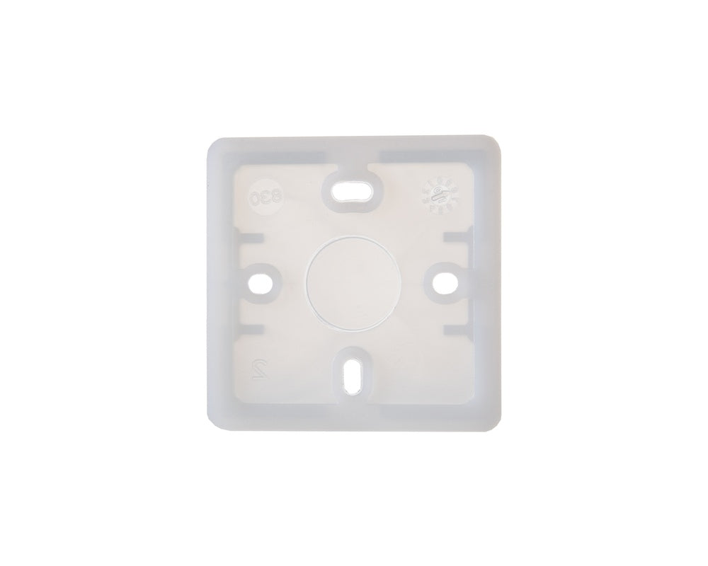 Martin Kaiser Assembly Plate for Wall Outlet Natural Square - 830/natur [100 Pieces]