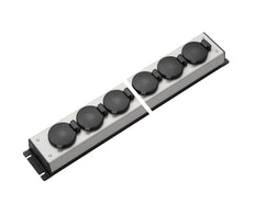 Martin Kaiser Power Outlet Strip 8-Way Hinged Cover IP20 - 1059/8l-sw [10 Pieces]