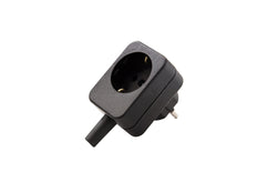 Martin Kaiser Black Adapter Plug With Earthing Contact - 595/20/sw [15 Pieces]
