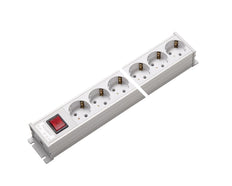 Martin Kaiser 4-Way Power Outlet Strip With Switch White - 1101/4ws [10 Pieces]
