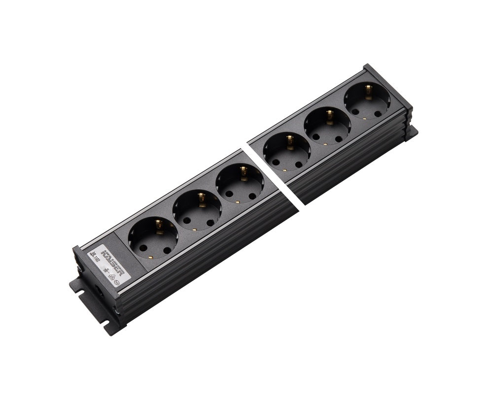 Martin Kaiser 4-Way Power Outlet Strip Black No Switch - 1102/4sw [10 Pieces]