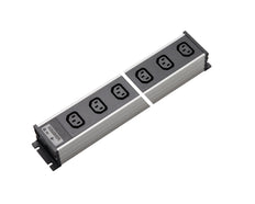 Martin Kaiser 10-Wege-Steckdosenleiste IEC-Steckdose C13 70 Grad 10Amp - 1122/10l-sw [10 Stück]