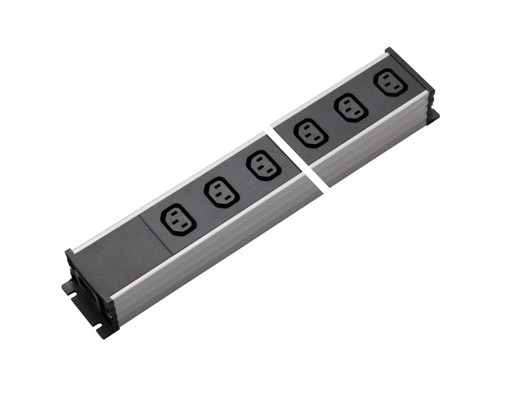 Martin Kaiser Power Outlet Strip 4-Way IEC Socket C13 70 Degrees 10 Amp - 1126/4l-sw [10 Pieces]