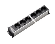 Martin Kaiser Aluminium 10-Wege Steckdosenleiste Schwarz - 1302/10sw [10 Stück]