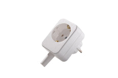 Martin Kaiser Arctic White Adapter Plug With Earthing Contact - 595/20/kws [15 Pieces]