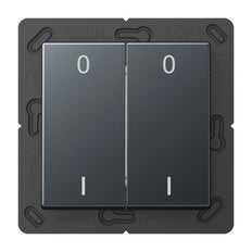Jung ENO Funkgesteuerter Wandsender 4-Kanal Symbol - ENOA595-01ANM