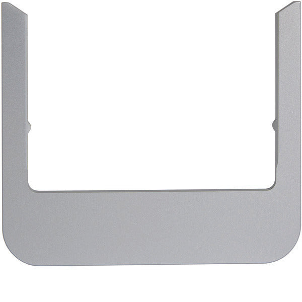 Hager Berker Design Window Rounded Aluminum - WD1153