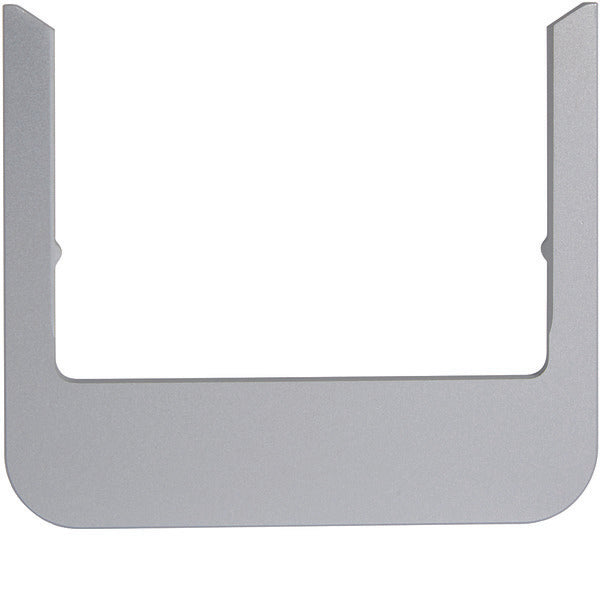 Hager Berker Design Fenster gerundet Aluminium - WD1153