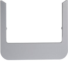 Hager Berker Design Fenster gerundet Aluminium - WD1153