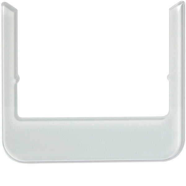 Hager Berker Design Rahmen - Abgerundet - Polarweißes Glas - WD1131