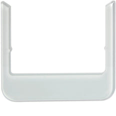 Hager Berker Design Rahmen - Abgerundet - Polarweißes Glas - WD1131