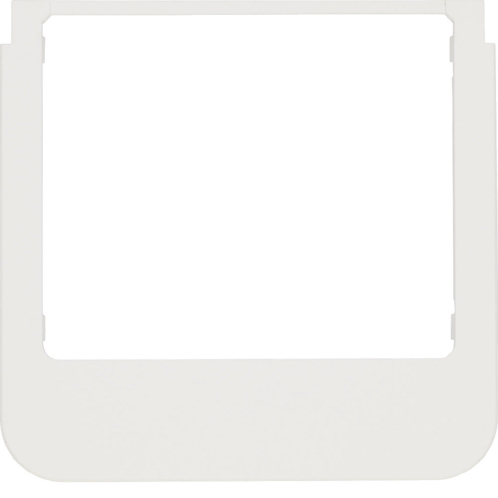 Hager Berker Designrahmen abgerundet Polarweiß matt - WD1111 [2 Stück]