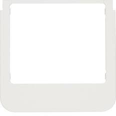 Hager Berker Designrahmen abgerundet Polarweiß matt - WD1111 [2 Stück]