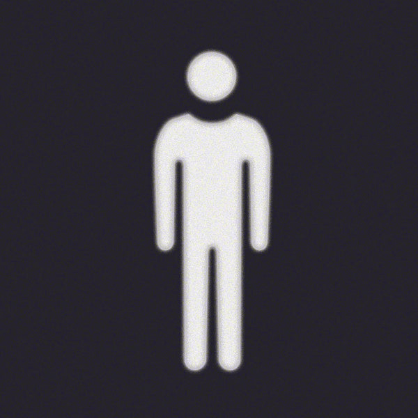 Hager Berker Folie Quadratisches Mann-Symbol für LED-Signalleuchten-Zubehör - 19058001 [2 Stück]