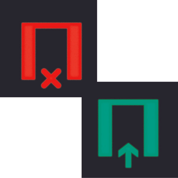 Hager Berker Bicolor Quadratische Folie für LED-Signalleuchte - 19058012