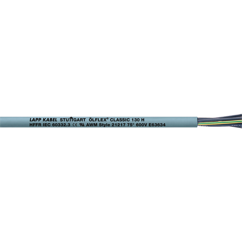 Lapp Olflex Classic 130H Control Cable 4x0.5mm - 1123004 [20 Meters]