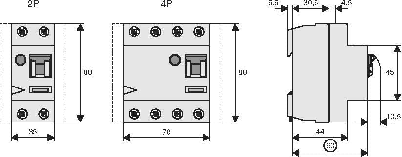 Eaton FRCMM 80A 4P Digital RCCB Circuit Breaker - 170450