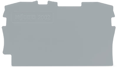 Wago TopJob S Ende Und Zwischenplatte Grau - 2002-1291 [20 Stück]