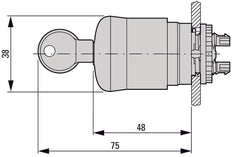 Eaton RMQ-Titan Not-Aus-Taste 38mm IP66 - 216515
