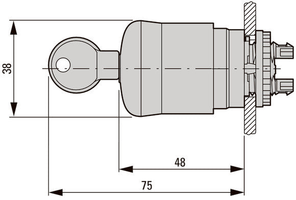 Eaton RMQ-Titan Emergency Stop Button IP66 38mm NC/NO - 216516