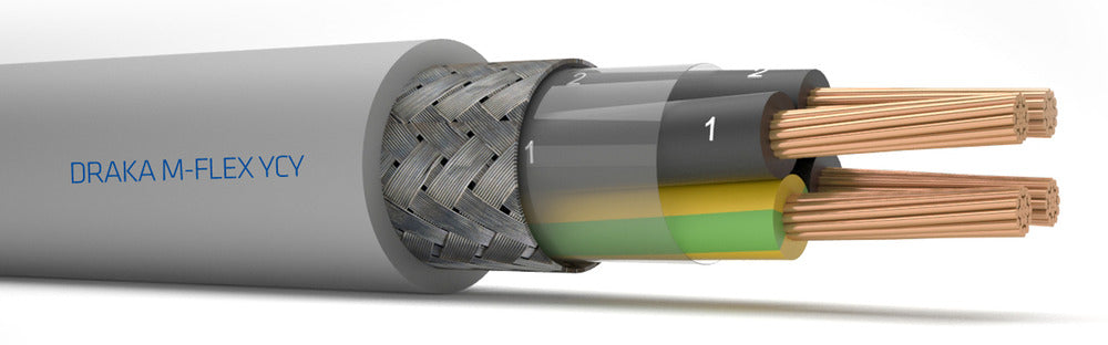 Draka M-Flex YCY 7G0.5 Shielded Control Cable 300/500V - 126630 [10 Meters]
