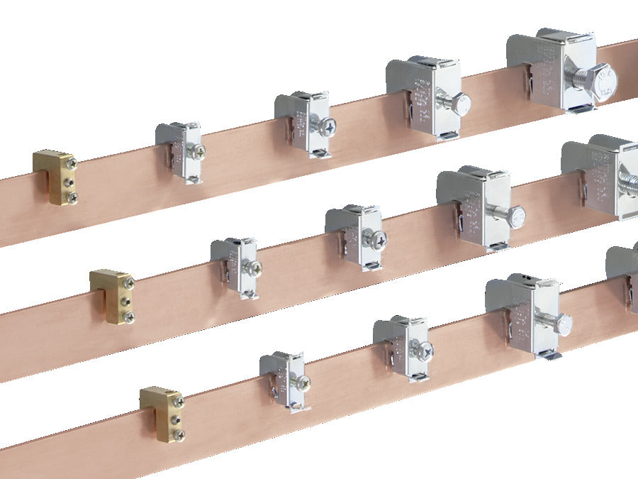 SV Conductor Busbar Clamp 2.5-16mm² 10mm Rail - 3456500 [15 Pieces]