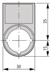Eaton RMQ Titan Etikettenträger Mit Lauftext - 216497 [5 Stück]