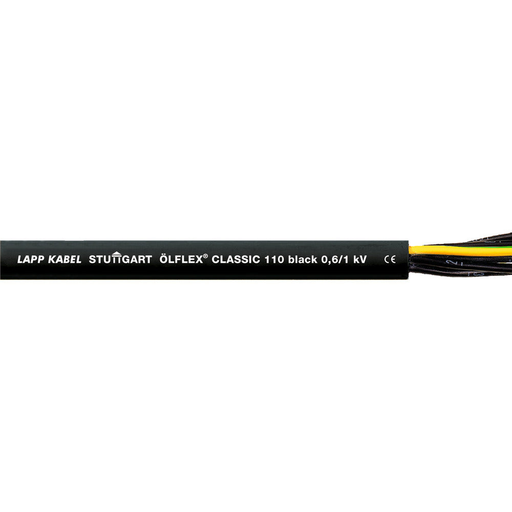 Lapp Olflex Classic 110 Schwarzes Steuerkabel 4G4 - 1120360 [10 Meter]