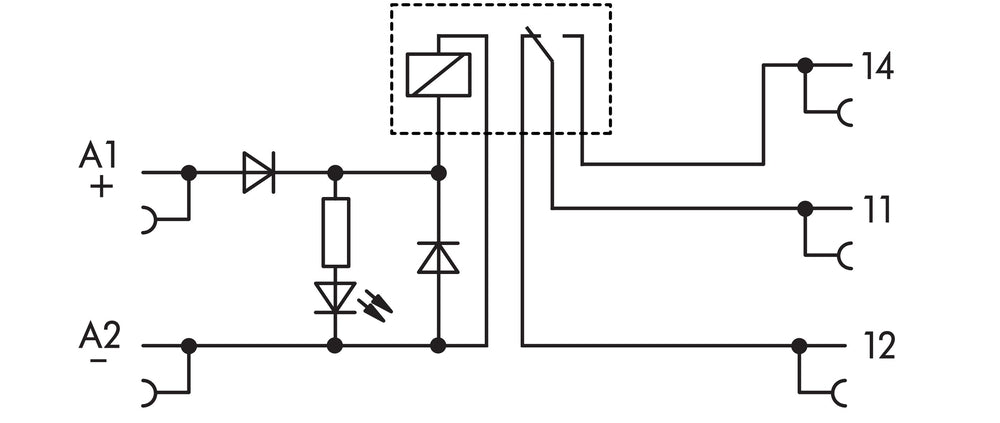 WAGO 857-304 Relaismodul 24VDC 6A Einzelne Umstellung - 857-304