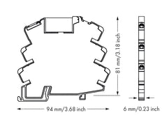 WAGO 857-304 Relaismodul 24VDC 6A Einzelne Umstellung - 857-304