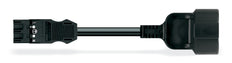 Wago Eca Adapterkabel Mit Schuko-Stecker 2M Schwarz - 771-9993/406-201
