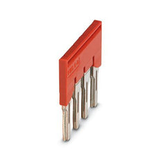 Phoenix Contact 4-poliger Brückenstecker 8.2mm Rot - 3030307 [5 Stück]