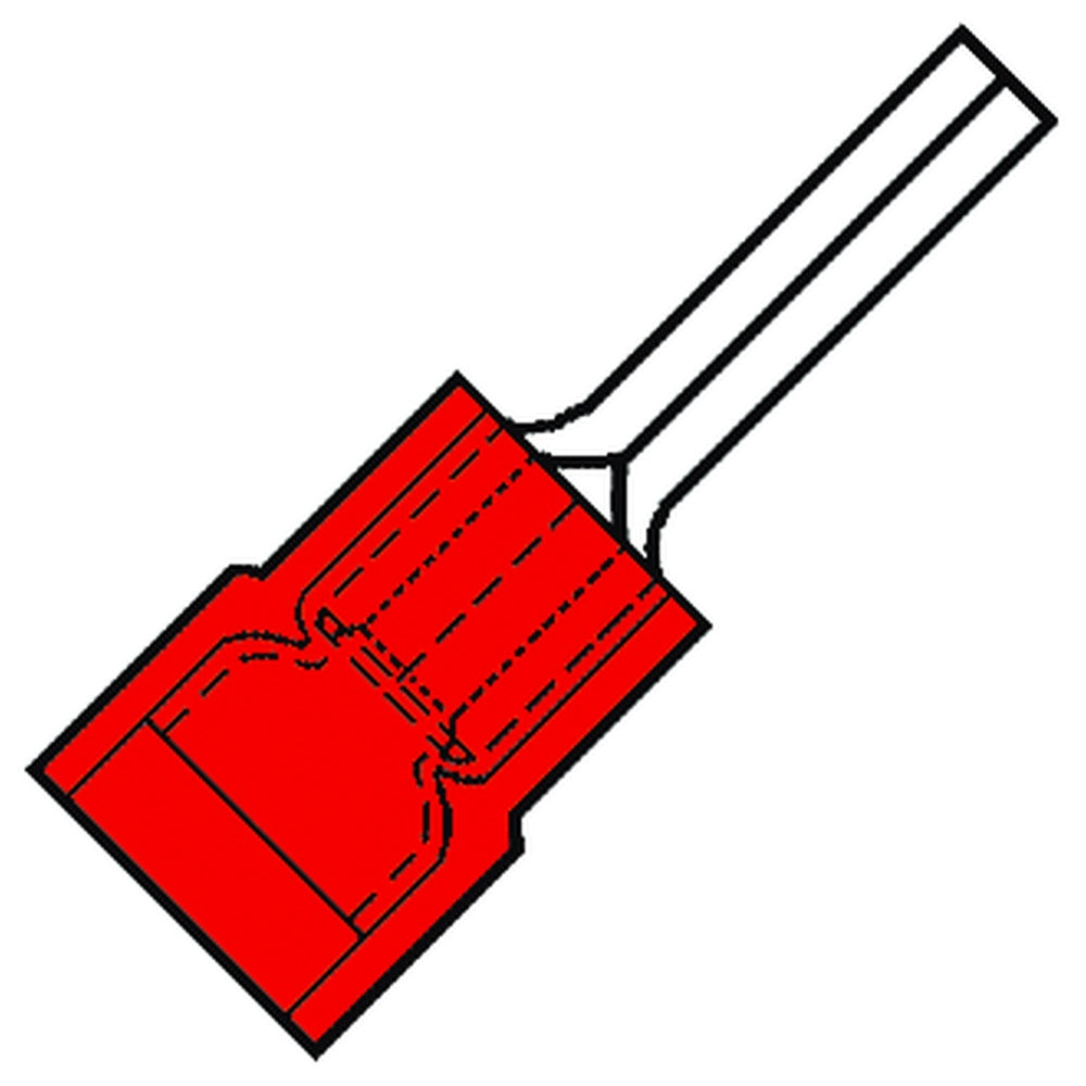 Insulated Pin Terminal P9 Nylon 0.5-1.5mm2 - 156653 [100 Pieces]
