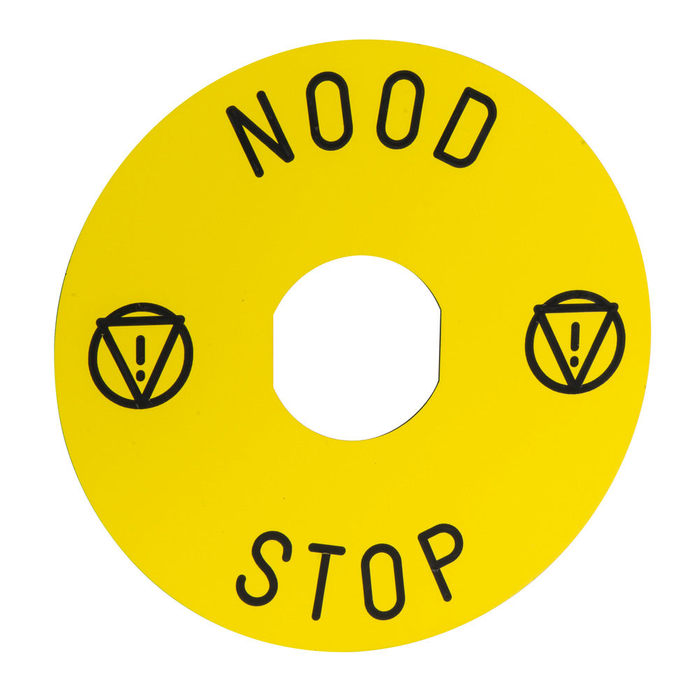 Schneider Electric 90Mm Not-Aus Legendeplatte - ZBY8530 [2 Stück]