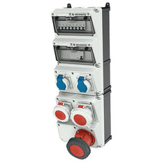 Mennekes Amaxx 5-Module IP67 Industriesteckdose Kombination - 950032