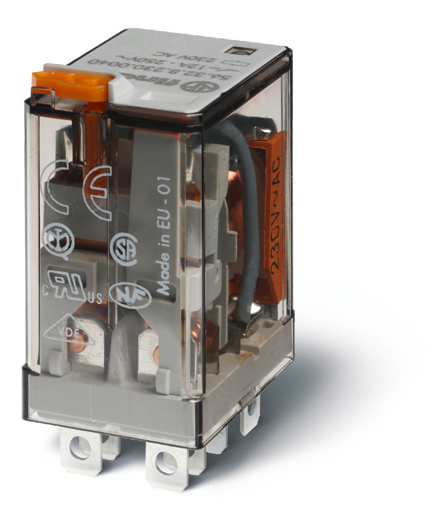 Finder 56.32 Industrielles Leistungsrelais 12A 24VDC 2CO - 56.32.9.024.0040