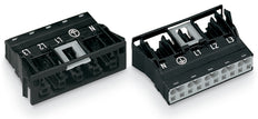 Wago Winsta Midi 770 5-polige Snap-In Steckdose Schwarz - 770-705 [2 Stück]