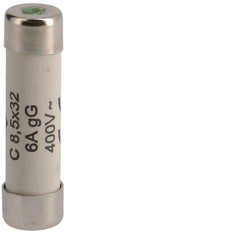 Hager Weber C-Typ Zylindrische Sicherung 6A 400V 8.5x32mm - L8532C06 [10 Stück]