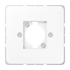 JUNG CD500 Alpenweiß XLR Lautsprecher Anschlussabdeckung - CD568-1WW