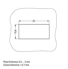 Wago 770-703 Snap In Steckdose 3 Pol Schwarz - 770-703 [2 Stück]