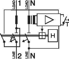 Eaton Digitale RCBO 16A B-Kurve 100mA Einphasen - 168281