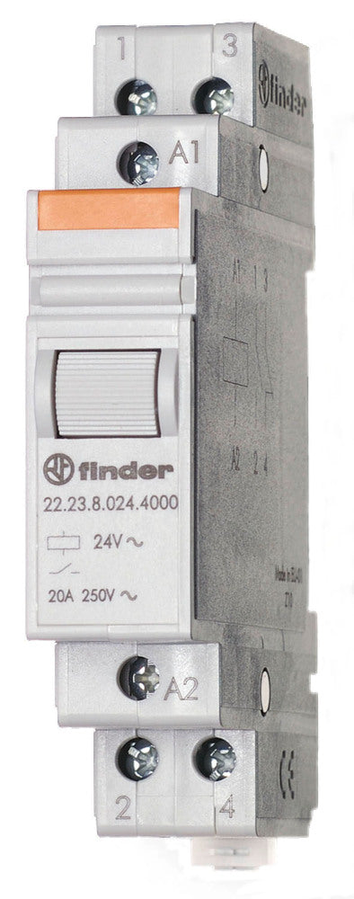 Finder 22.23 Industrielles Leistungsrelais 20A 24VDC SPDT - 22.23.9.024.4000